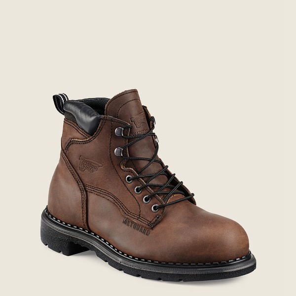 Bottes de Sécurité Red Wing - Supersole® - 6-Inch Waterproof Toe Metguard - Marron/Noir - Homme 685V